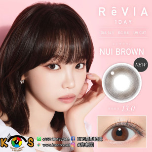 [預訂7-10天]Revia 1day Nui Brown レヴィア ワンデー ヌイブラウン